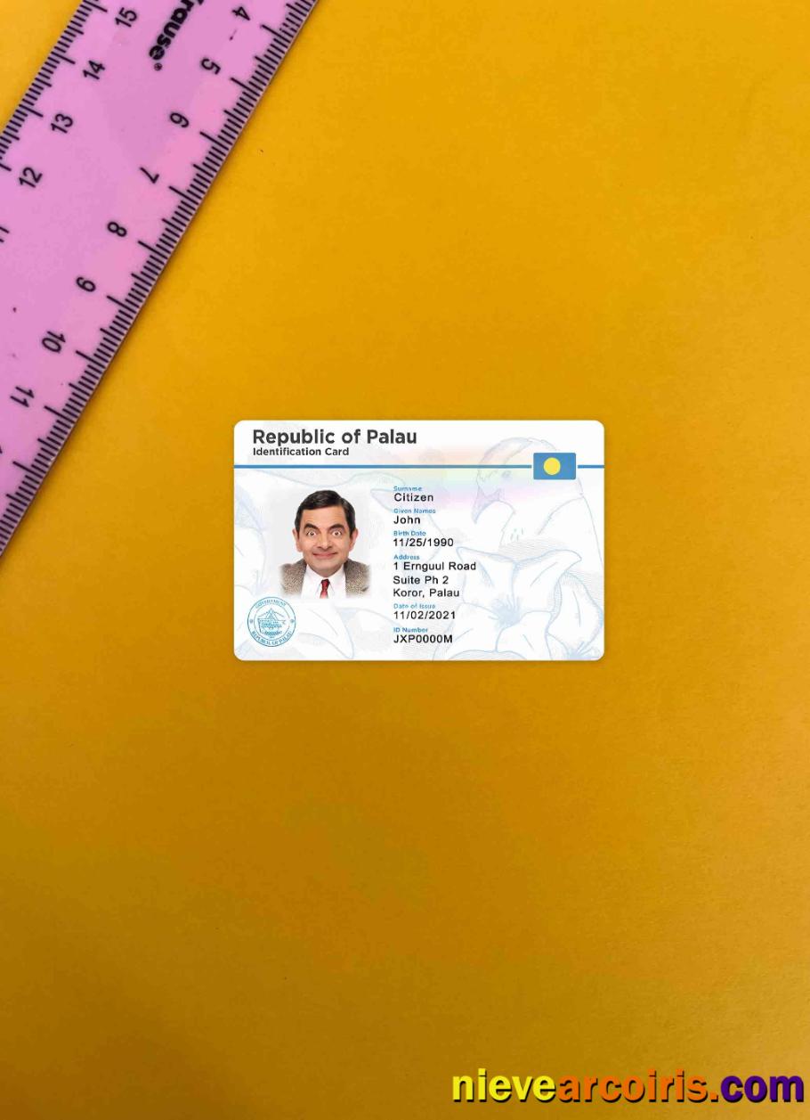 Palau ID card photolook